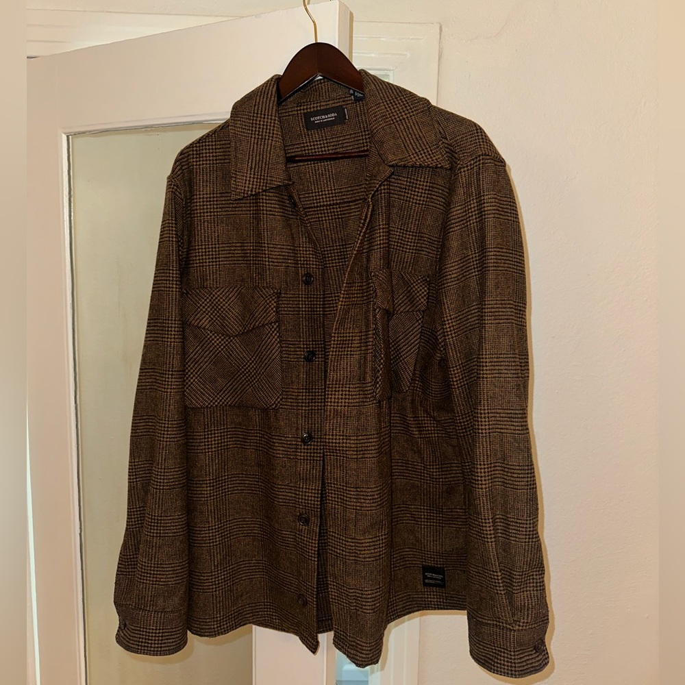 Scotch and Soda Relaxed Fit Wool Jacket